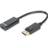 Digitus DisplayPort Adapterkab. DP-HDMITypA 0,15m 1,1a St/BU