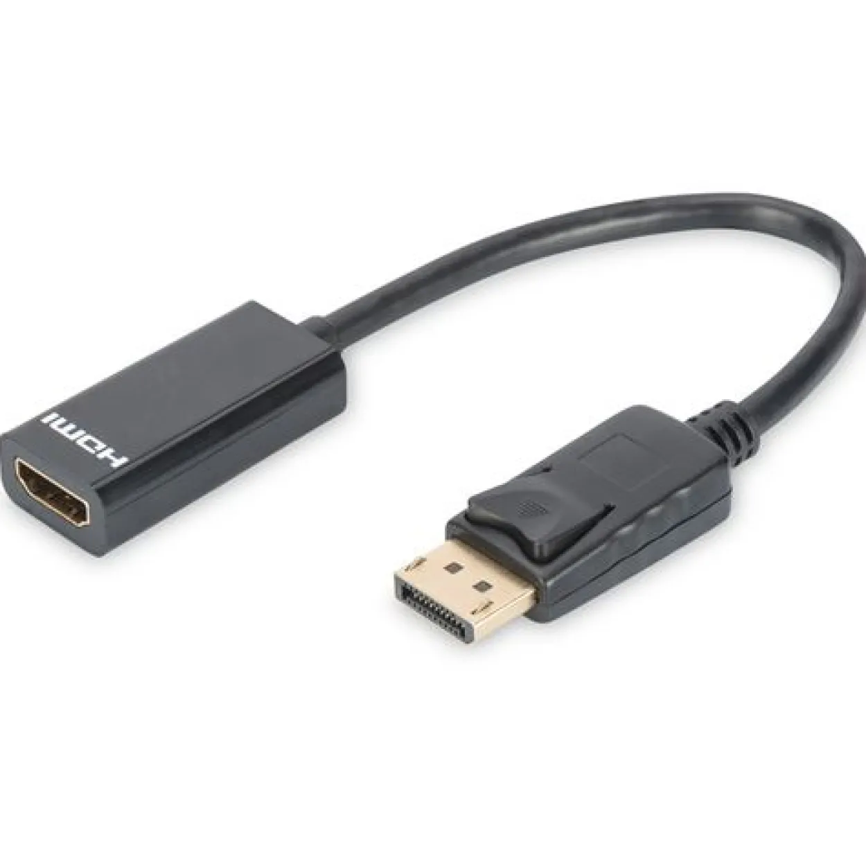Digitus DisplayPort Adapterkab. DP-HDMITypA 0,15m 1,1a St/BU