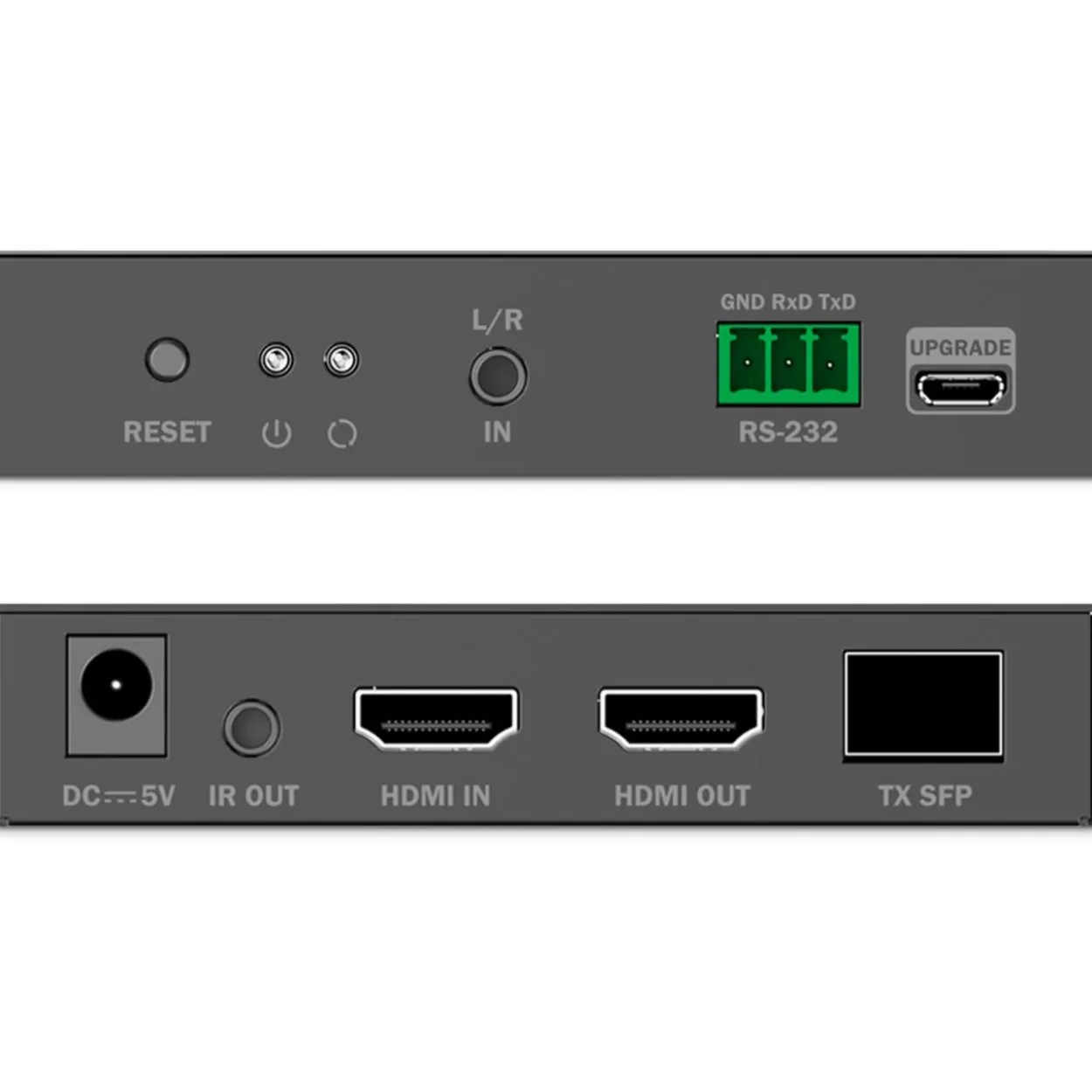 Digitus Extender Set HDMI Fiber IP 4K/60Hz schwarz