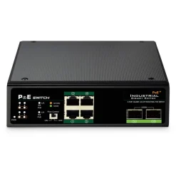 Digitus Industrieller 4-Port Gigabit PoE+ Switch,2x Uplink