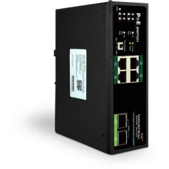 Digitus Industrieller 4-Port Gigabit PoE+ Switch,2x Uplink