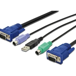 Digitus Kabelsatz für 19" TFT Konsolen, 5,0 m
