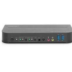 Digitus KVM-Switch, 2-Port, HDMI 4K, Metallgehäuse