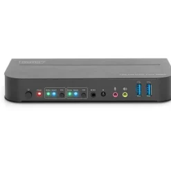 Digitus KVM-Switch, 2-Port, HDMI 4K, Metallgehäuse
