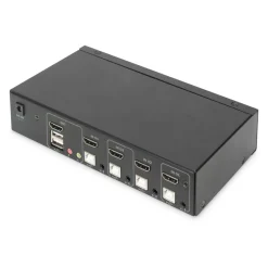 Digitus KVM Switch, 4-Port, Single-Display, 4K, HDMI