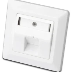 DIGITUS Leerdose für Keystone Module, 1-fach, reinweiß