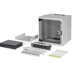 Digitus Netzwerk-Set 254 mm (10") - 6HE, 312x300 mm (BxT) gr