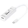 Digitus OTG USB2.0 TypC 3-Port-Hub mit Kartenleser
