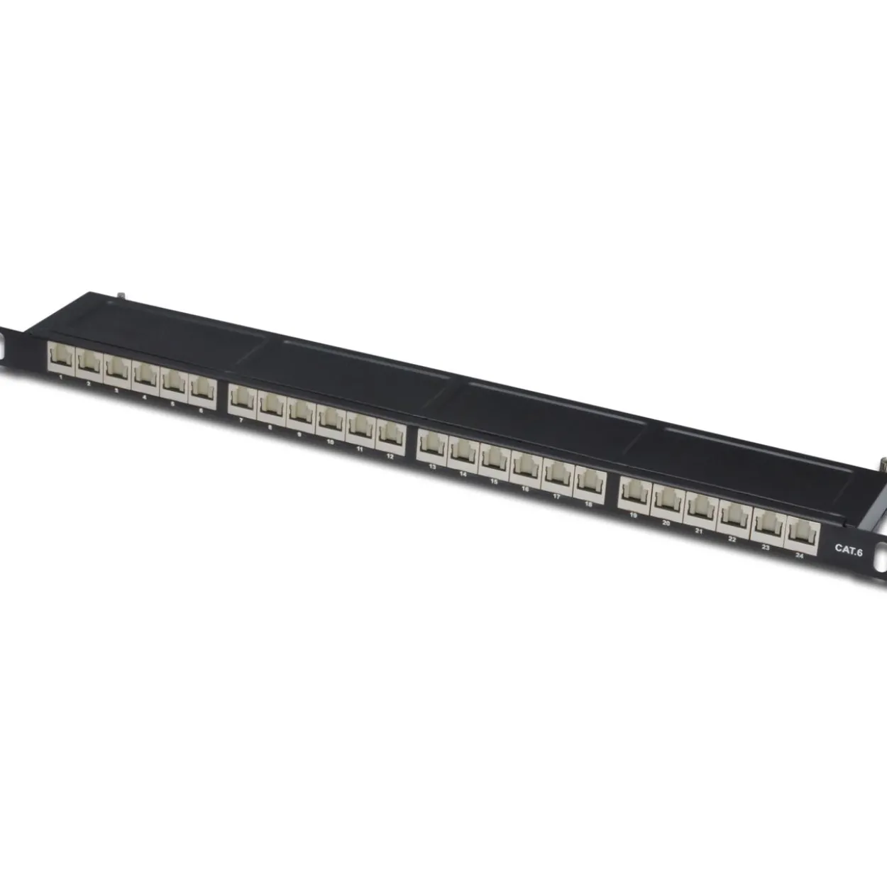 Digitus 24 Port GBase-T Patchpanel für 19" Rack (DN-91624S-SL-SH)