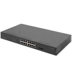 Digitus 16-PORT GBIT SWITCH 19ZOLL UNMA 2-PORT GBIT SFP UNMA POE SWITCH