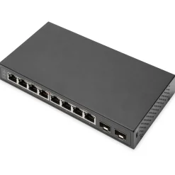 Digitus 8P +2SFP GE Switch 8x10/100/1000Mbit/s +2SFP Uplink Ports