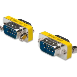 Digitus Seriell Gender Changer D-Sub 9pol Stecker auf D-Sub 9pol Stecker Silber
