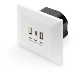 Digitus Steckdose mit USB A & USB-C Ports Unterput