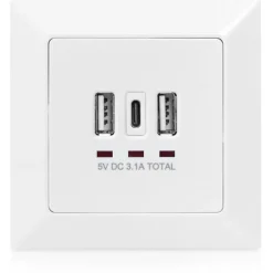 Digitus Steckdose mit USB A & USB-C Ports Unterput