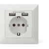Digitus Steckdose mit 2 USB-Ports