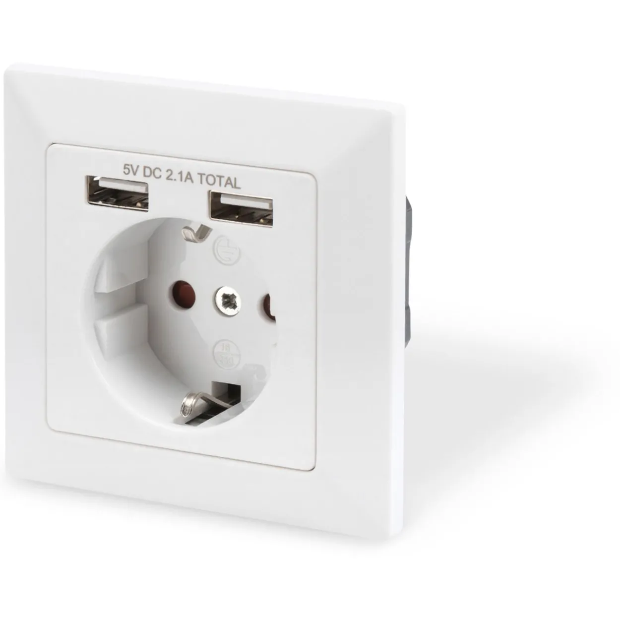 Digitus Steckdose mit 2 USB-Ports