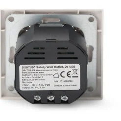 Digitus Steckdose mit 2 USB-Ports