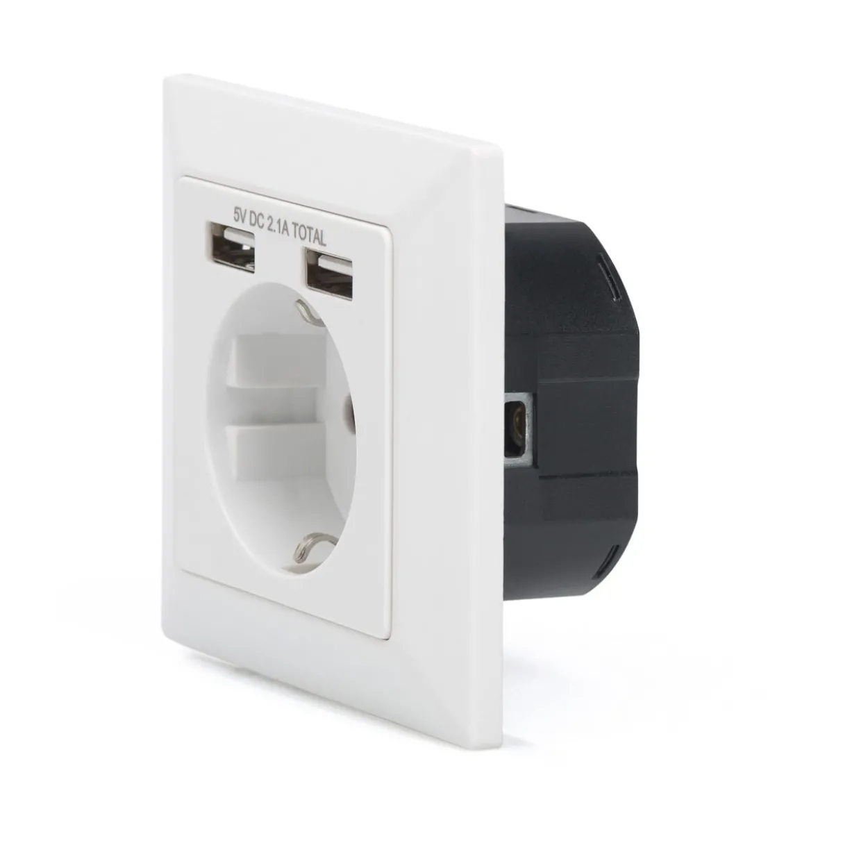 Digitus Steckdose mit 2 USB-Ports