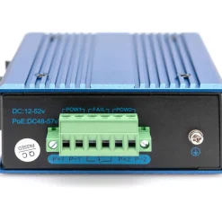 Digitus Switch Ind. 4-Port 10/100 blau