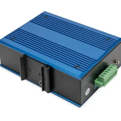 Digitus Switch Ind. 8-Port 10/100 PoE Unmanaged blau