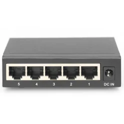 Digitus Switch 5-Port Gigabit Unmanaged Metallgehäuse schw