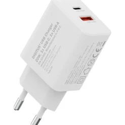 Digitus USB-Ladegerät 20W, 1x USB-C, 1x USB-A wei?