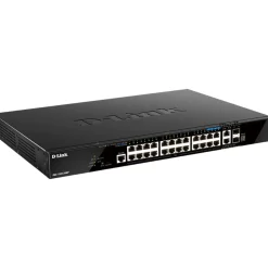 D-Link Switch 20G 2XG 2SFP+ PoE 370W 20x10/100/1000 2x10G 2x2.5G 2xSFP+