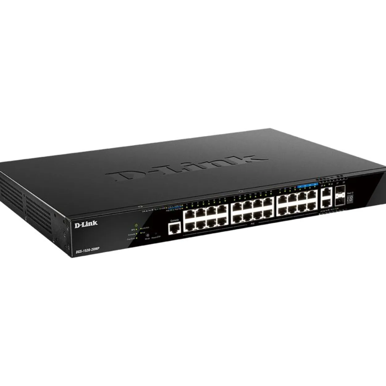 D-Link Switch 20G 2XG 2SFP+ PoE 370W 20x10/100/1000 2x10G 2x2.5G 2xSFP+