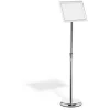 Durable Bodenständer INFO Aluminium Klapprahmen A4 silber