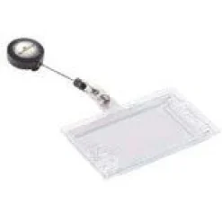 DURABLE Doppelbox mit Ausweishalter, transparent