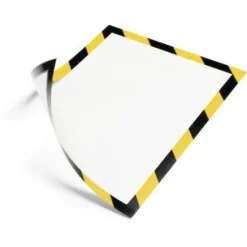 Durable DURAFRAME MAGNETIC SECURITY A4 5St gelb/schwarz