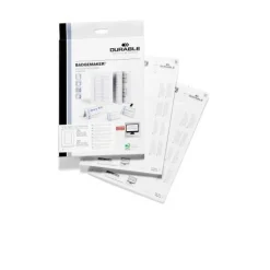 DURABLE Einsteckschilder für Tisch-Namensschilder, weiß 1460-02