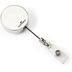 Durable Jojo Chrome m Aufrollmechanismus u Gürtelclip 10 St