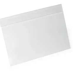DURABLE 10 Kennzeichnungstaschen HARD COVER transparent DIN A4 quer