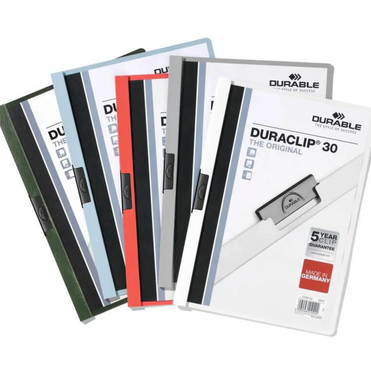 DURABLE 25 Klemmhefter DURACLIP farbsortiert
