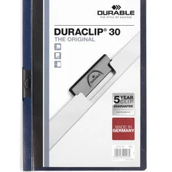DURABLE 25 Klemmhefter DURACLIP nachtblau
