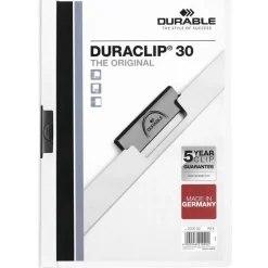 DURABLE 25 Klemmhefter DURACLIP weiß (220002)