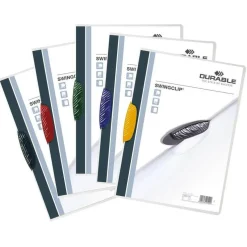 DURABLE 25 Klemmhefter SWINGCLIP transparent
