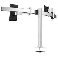 Durable Monitorhalterung 1Monitore 1Tablet Tischdurchf Silbe