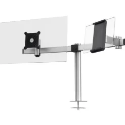 Durable Monitorhalterung 1Monitore 1Tablet Tischdurchf Silbe
