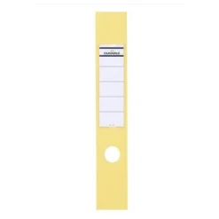 DURABLE 10 Ordneretiketten ORDOFIX® gelb für 7,0 cm Rückenbreite
