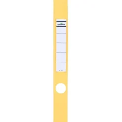 DURABLE 10 Ordneretiketten ORDOFIX® gelb für 5,0 cm Rückenbreite