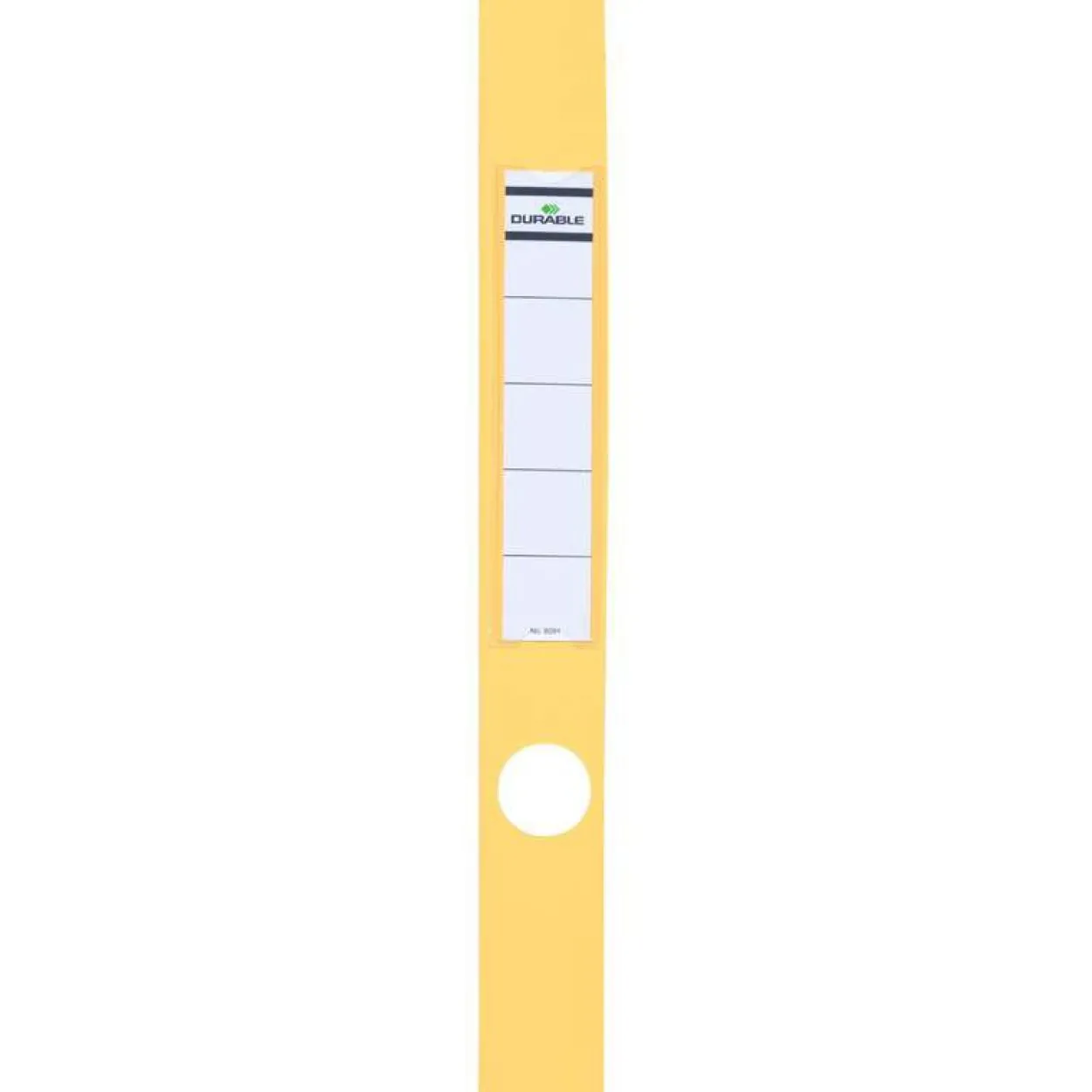 DURABLE 10 Ordneretiketten ORDOFIX® gelb für 5,0 cm Rückenbreite