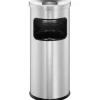 Durable Papierkorb Safe mit Ascher rund silber
