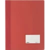 DURABLE Schnellhefter DURALUX, DIN A4, rot-transluzent