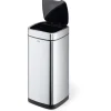 Durable Sensor Abfalleimer NO TOUCH 35l metallic silber