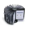 DURABLE Sichttafelsystem SHERPA® Display System carousel 40 563301 DIN A4 schwarz mit 40 St. Sichttafeln
