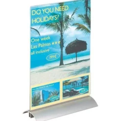 DURABLE Tischaufsteller PRESENTER, DIN A4, transparent