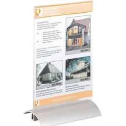 DURABLE Tischaufsteller PRESENTER, DIN A5, transparent