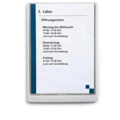 DURABLE Türschild CLICK SIGN Kunststoff weiß DIN A4